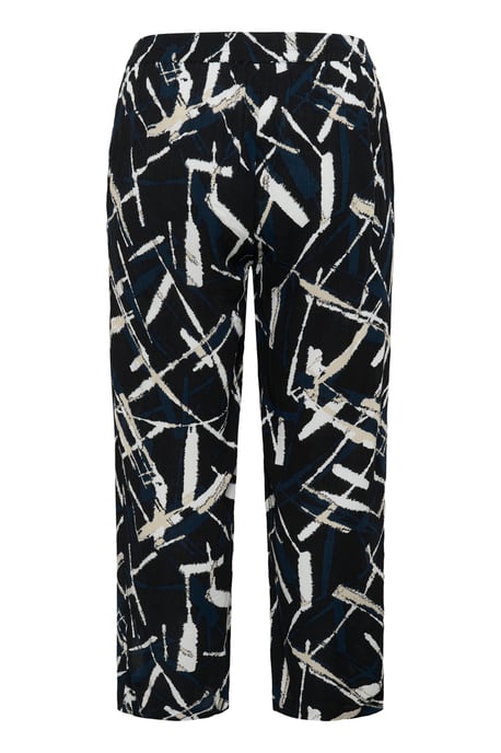 Casual pants Loose fit Black/Midnight Marine Graphic - Image 5