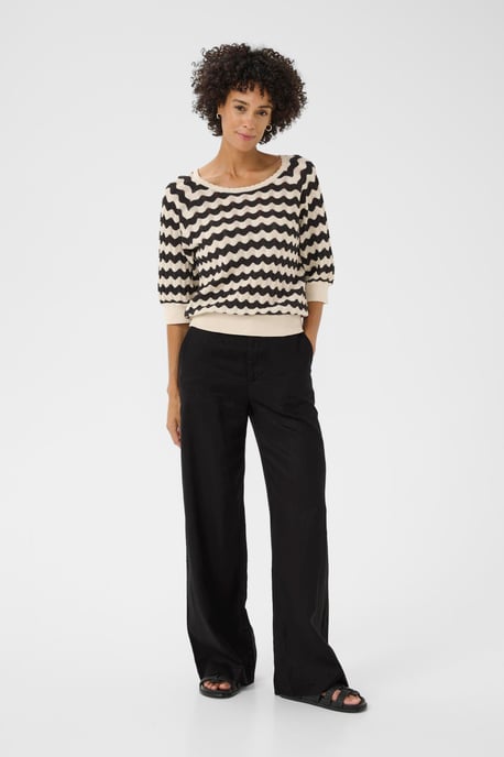 Casual broek Classic fit Blac - Image 2