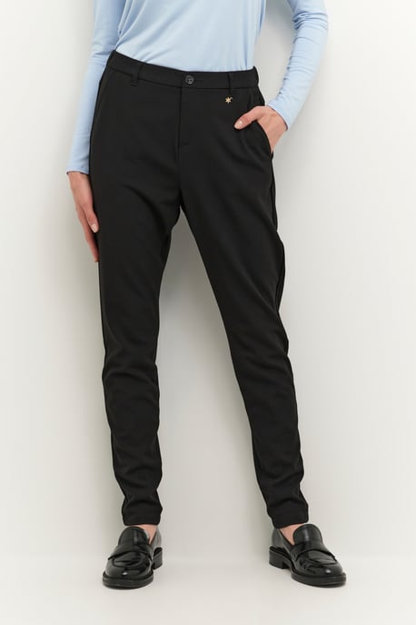 Casual pants Relaxed fit Black - Image 3