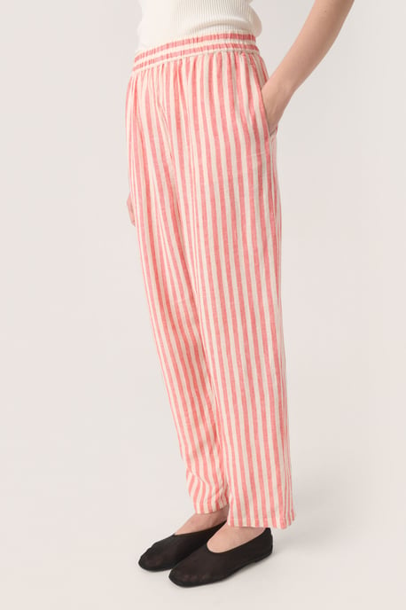 Casual pants Relaxed fit Hot Coral Stripes - Image 2