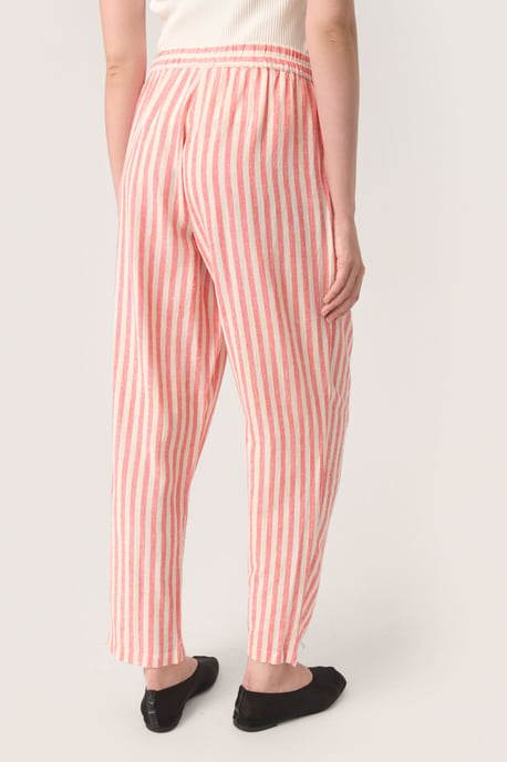 Casual pants Relaxed fit Hot Coral Stripes - Image 3