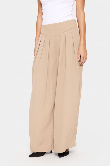 Casual broek Loose fit Crockery beige - Image 2