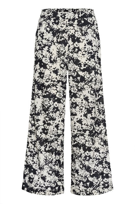 Casual broek Regular fit Black/Turtledove Flower Print black - Image 4