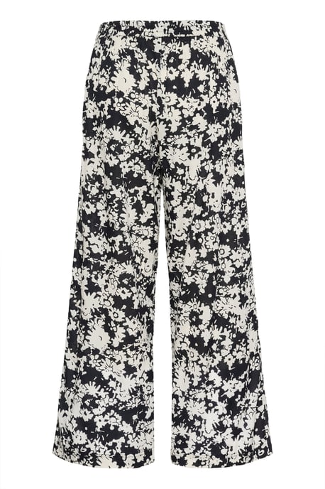 Casual broek Regular fit Black/Turtledove Flower Print black - Image 5