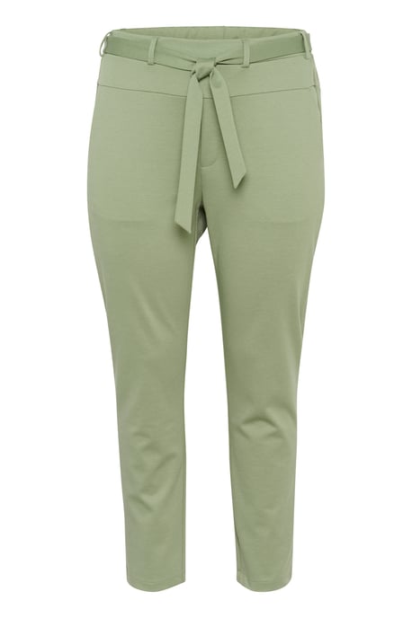 Pants-knitted Regular fit Oil Green - Image 4