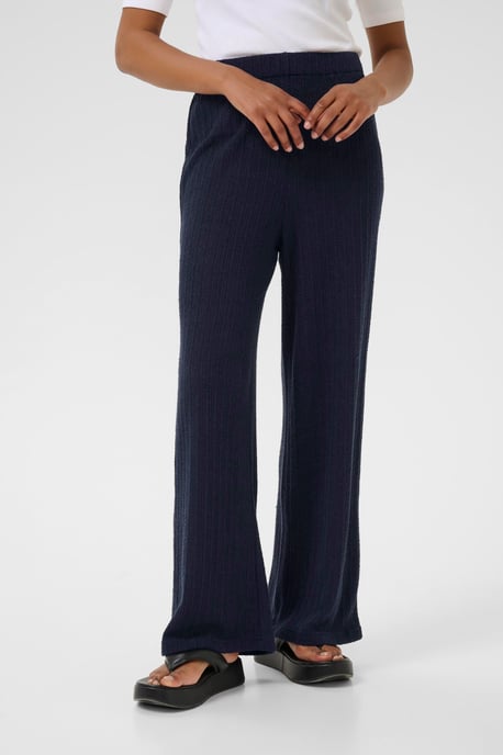 Pants-knitted Loose fit Midnight Marine - Image 3