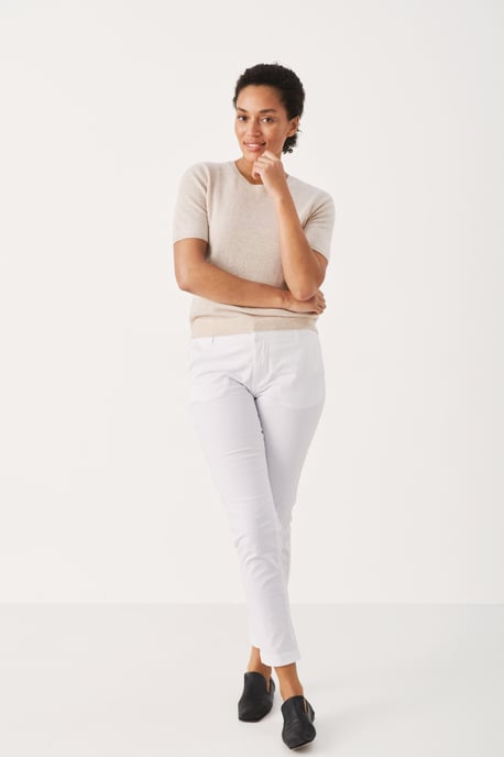 Casual pants Regular fit Bright White - Image 1