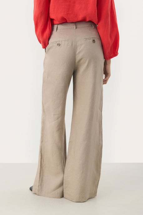 Casual broek Classic fit Desert Taupe beige - Image 3
