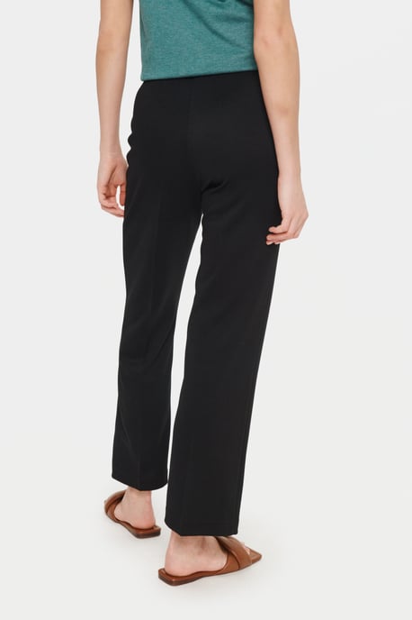 Pants-knitted Casual fit Black - Image 5