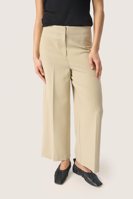 Pants-knitted Regular fit Spray Green - Image 2