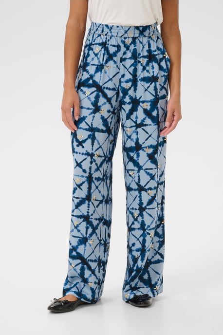 Casual pants Relaxed fit Blue Batik - Image 3