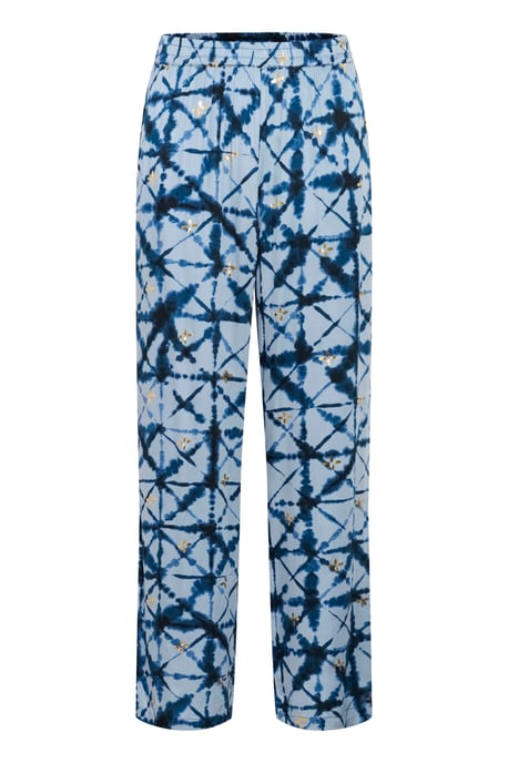 Casual pants Relaxed fit Blue Batik - Image 4