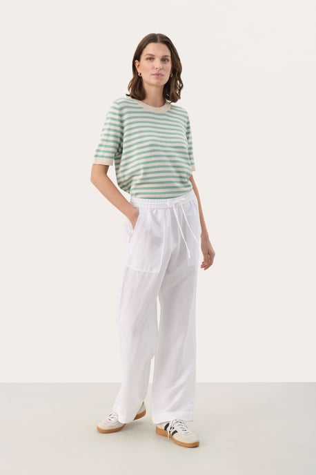 Casual pants Casual fit Bright White - Image 1