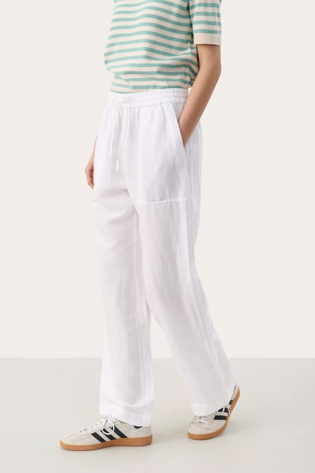 Casual pants Casual fit Bright White - Image 2
