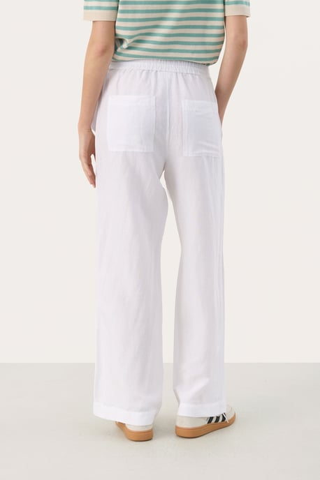 Casual pants Casual fit Bright White - Image 3