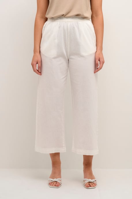 Casual pants Loose fit Chalk - Image 3