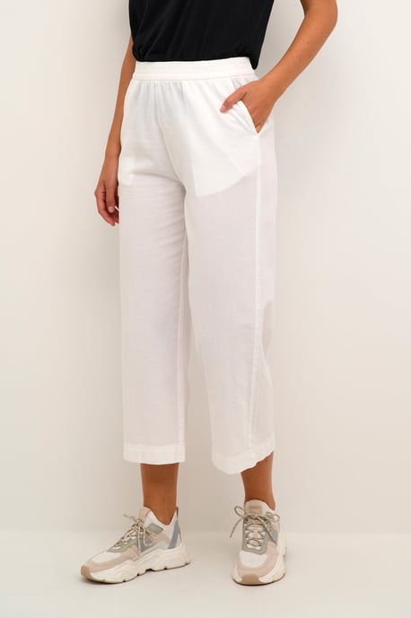 Casual pants Loose fit Chalk - Image 4
