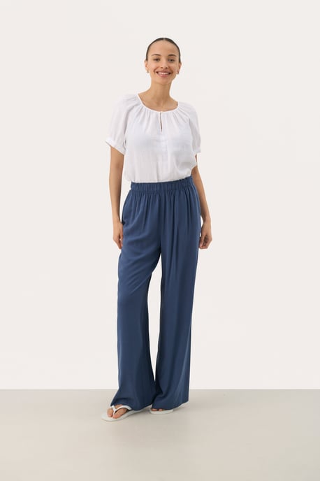 Casual broek Easy fit Oceana blue - Image 1