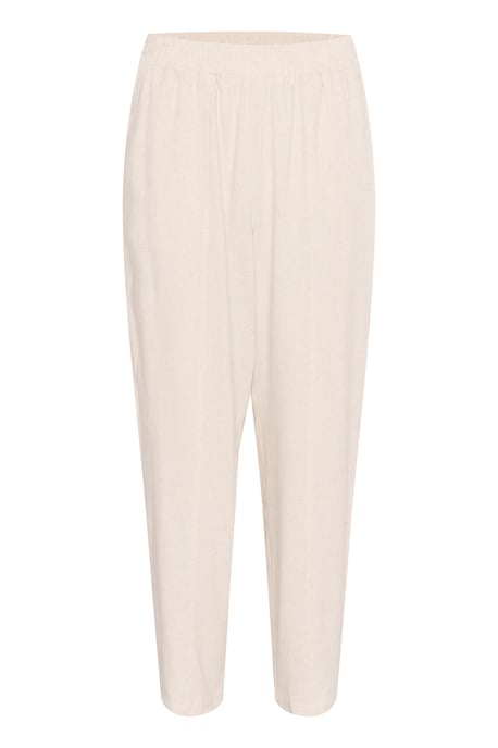 Casual pants Regular fit Light Sand Linen - Image 4