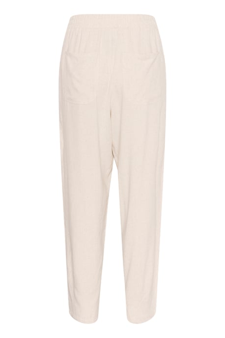Casual pants Regular fit Light Sand Linen - Image 5