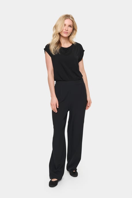 Casual pants Regular fit Black - Image 3