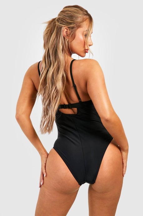 Control Plunge Key Hole Swimsuit - Image 2
