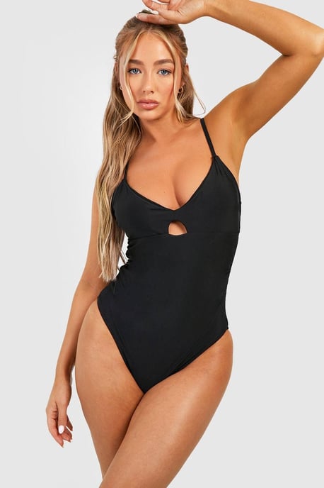 Control Plunge Key Hole Swimsuit - Image 3