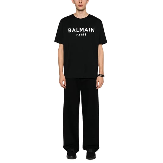 Balmain Paris Bold Brand Logo Zwart T-shirt - Image 2