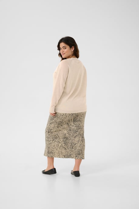 Knitted cardigan Regular fit Feather Gray Melange - Image 2