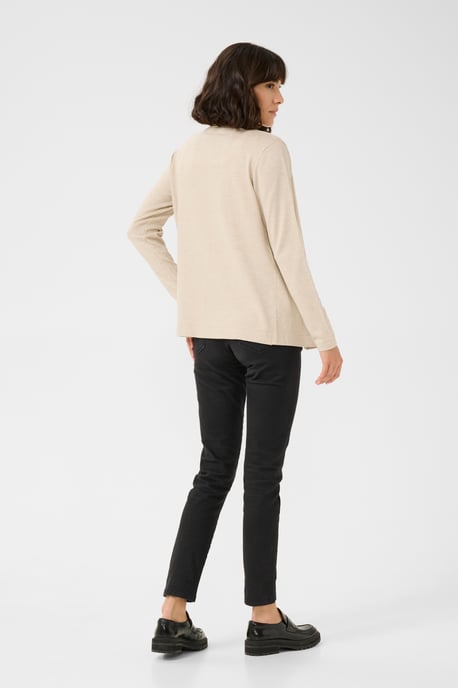 Knitted cardigan Regular fit Feather Gray Melange - Image 2