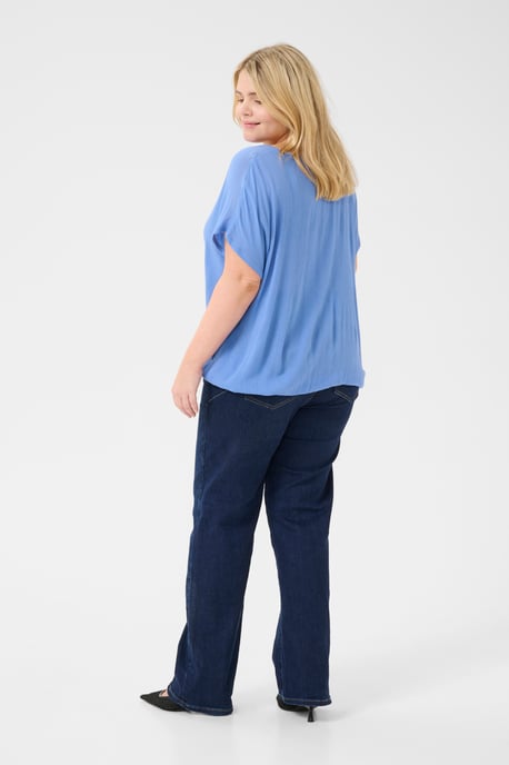Blouse with short sleeve Loose fit Ebb and Flow - Image 2