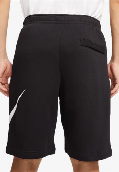 Nike Mens Sportswear Graphic Shorts in Black - Image 3