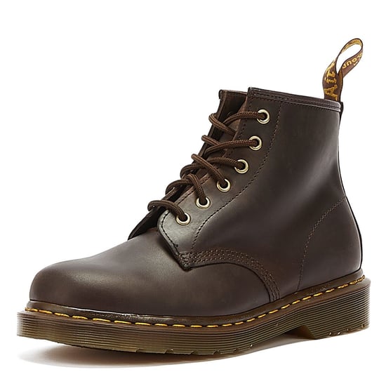 Shop Voor Dr. Martens 101 Ys Crazy Horse Heren Donkerbruine Laarzen - Image 3