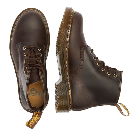 Shop Voor Dr. Martens 101 Ys Crazy Horse Heren Donkerbruine Laarzen - Image 6