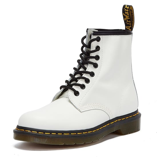 Dr. Martens 1460 Gladde Dames Witte Laarzen - Image 3