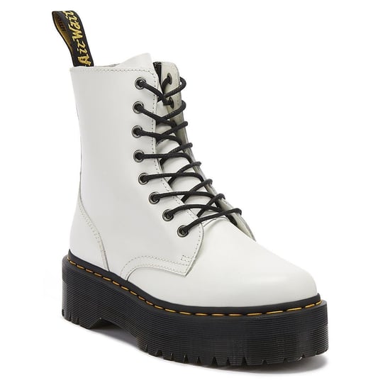 Dr. Martens Jadon Womens White Platform Boots - Image 2