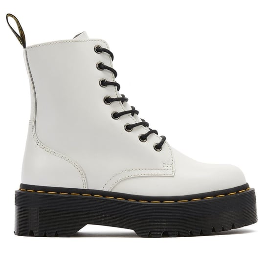 Dr. Martens Jadon Womens White Platform Boots - Image 4