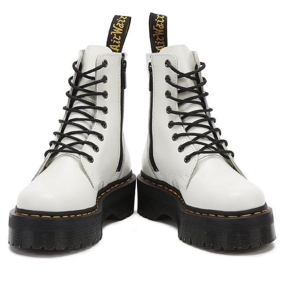 Dr. Martens Jadon Womens White Platform Boots - Image 5