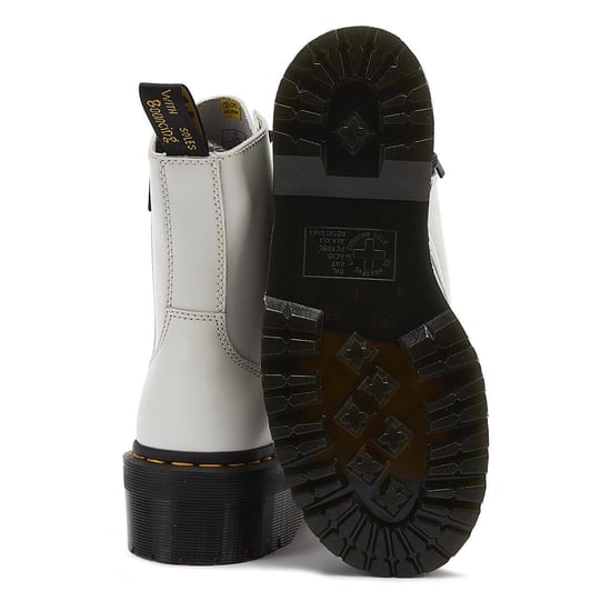 Dr. Martens Jadon Womens White Platform Boots - Image 6