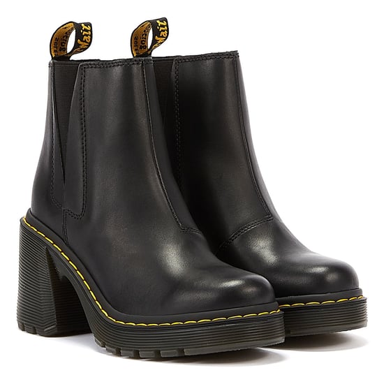 Winkel Voor Dr. Martens Spence Sendal Leren Zwarte Laarzen Voor Dames - Image 1