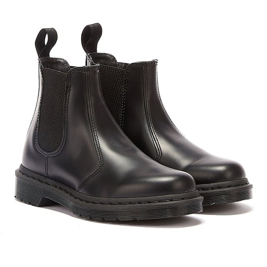 Shop Voor Dr. Martens 2976 Gladleren Dames Mono Zwarte Laarzen - Image 1