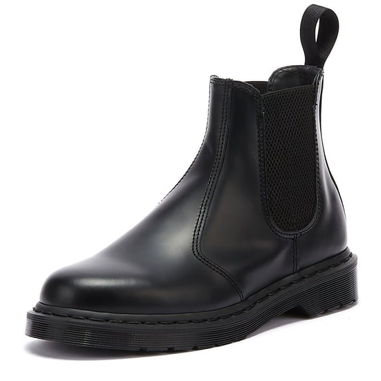 Shop Voor Dr. Martens 2976 Gladleren Dames Mono Zwarte Laarzen - Image 3