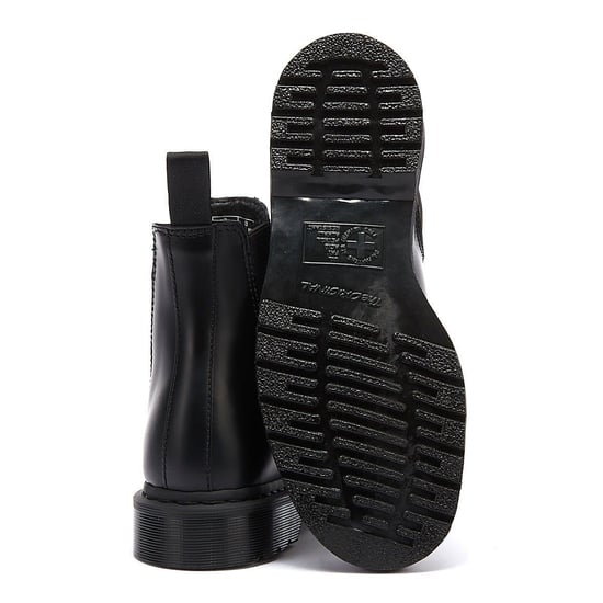 Shop Voor Dr. Martens 2976 Gladleren Dames Mono Zwarte Laarzen - Image 6