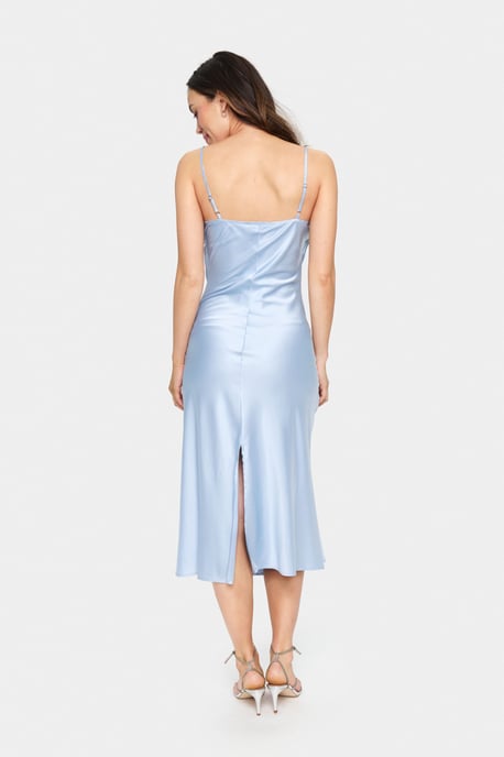Dress Fitted Chambray Blue - Image 2