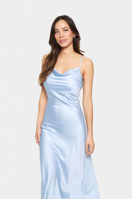 Dress Fitted Chambray Blue - Image 3