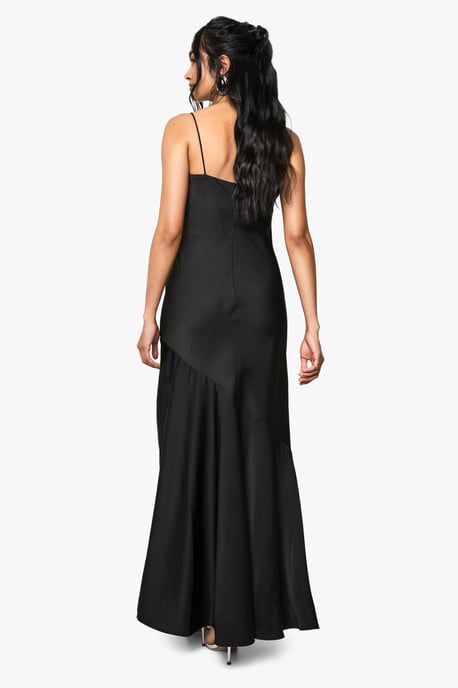 Satin Maxi Dress - Image 2