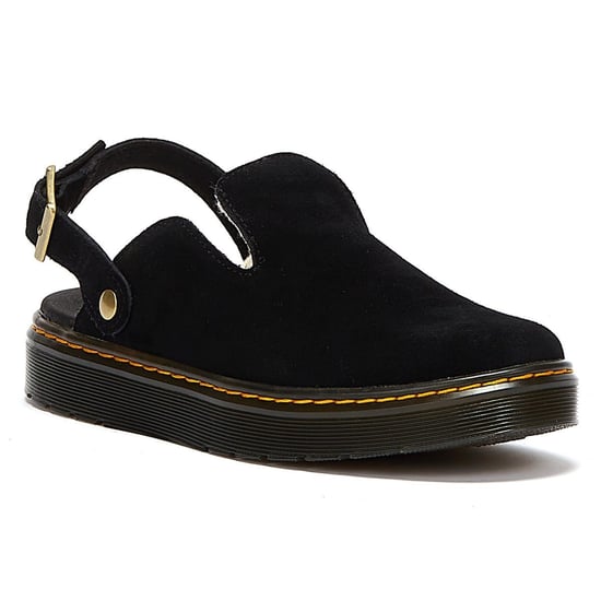 Butik För Carlson Eh Mockaimitation Med Svart Fuskpäls Sandaler - Image 3