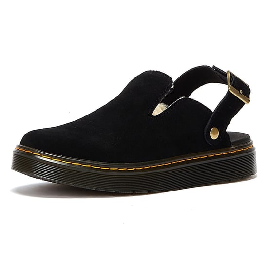 Butik För Carlson Eh Mockaimitation Med Svart Fuskpäls Sandaler - Image 4