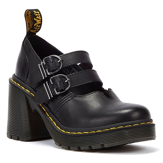 Winkel Voor Dr. Martens Eviee Sendal Leren Dames Zwarte Hakken - Image 2