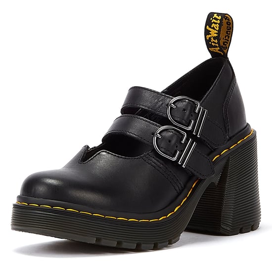 Winkel Voor Dr. Martens Eviee Sendal Leren Dames Zwarte Hakken - Image 3